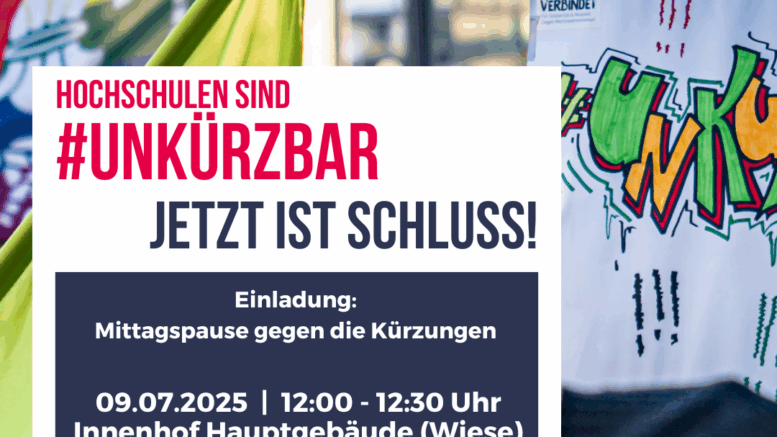 HU Sharepic Mittagspause 9.7.25